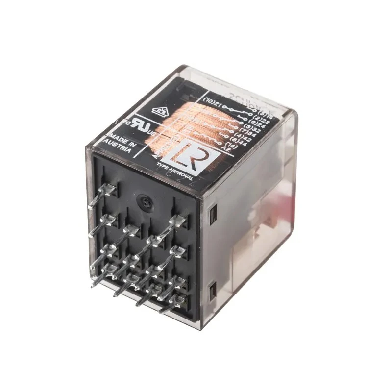 TE Connectivity Power Relay PCB Mount 24V ac Coil 6A Switching Current 4PDT PT571524 9-1419111-6