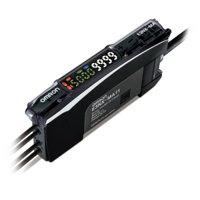Omron Plastic Fibre Amplifier, NPN Output, 960 mW Power Consumption, IP54 IP50 Rating, 30V dc Supply Voltage E3NX-MA11 2M