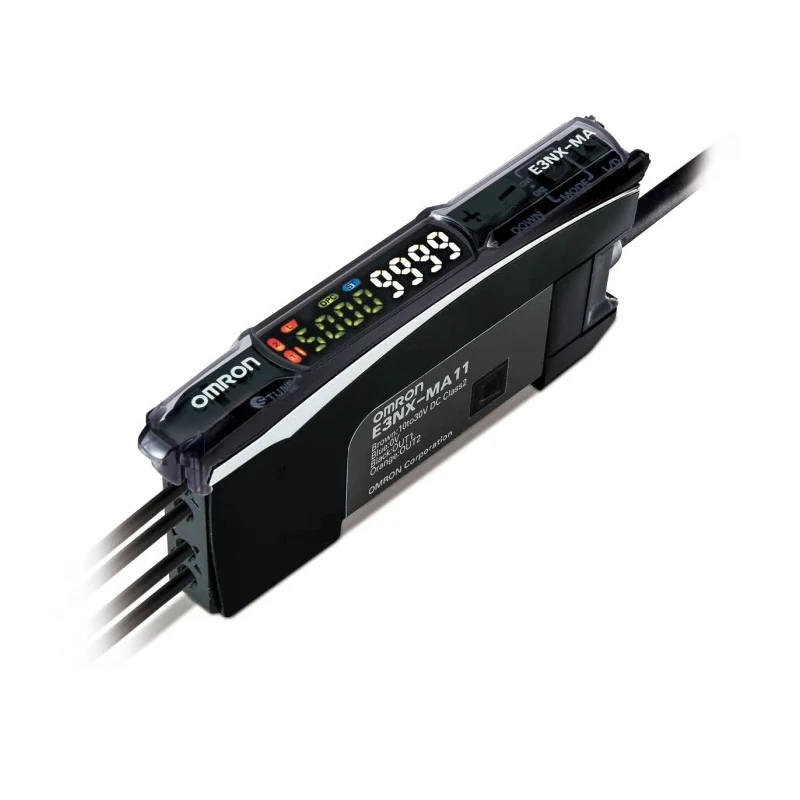 Omron Plastic Fibre Amplifier, NPN Output, 960 mW Power Consumption, IP54 IP50 Rating, 30V dc Supply Voltage E3NX-MA11 2M