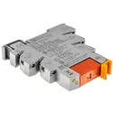 Phoenix Contact EX Series Relay Module, DIN Rail Mount, 24V DC Coil, DPDT, 18mA Coil Current, Silver Alloy Contact 2909509