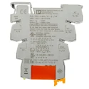 Phoenix Contact EX Series Relay Module, DIN Rail Mount, 24V DC Coil, DPDT, 18mA Coil Current, Silver Alloy Contact 2909509
