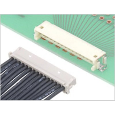 Hirose DF13 Series Straight Surface PCB Header, 4 Contacts, 1.25 mm Pitch, 1 Row, Shrouded DF13