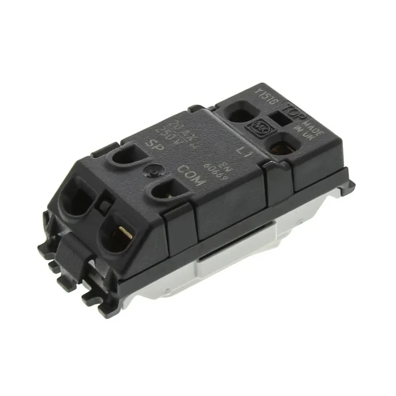 MK Electric 1 Way White 20A Switch Insert Module Grid Plus Series K4891 WHI