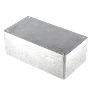 Hammond 1590 Series Natural Lid Die Cast Aluminium Enclosure IP66 IK08 80mm x 221mm x 120.5mm 1590Z150