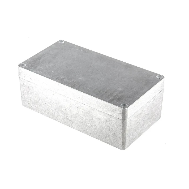 Hammond 1590 Series Natural Lid Die Cast Aluminium Enclosure IP66 IK08 80mm x 221mm x 120.5mm 1590Z150