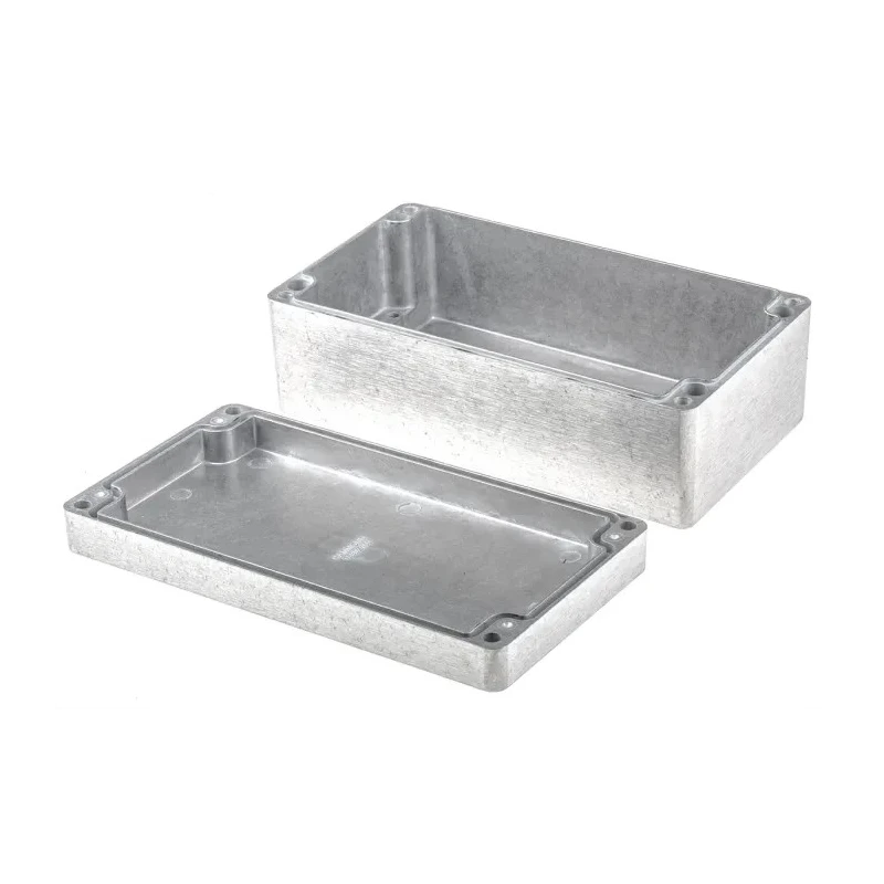 Hammond 1590 Series Natural Lid Die Cast Aluminium Enclosure IP66 IK08 80mm x 221mm x 120.5mm 1590Z150