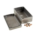 Hammond 1590 Series Natural Lid Die Cast Aluminium Enclosure IP66 IK08 80mm x 221mm x 120.5mm 1590Z150