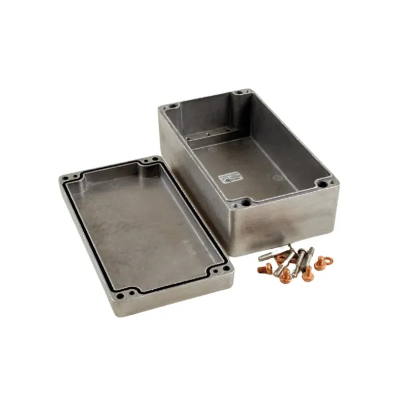Hammond 1590 Series Natural Lid Die Cast Aluminium Enclosure IP66 IK08 80mm x 221mm x 120.5mm 1590Z150