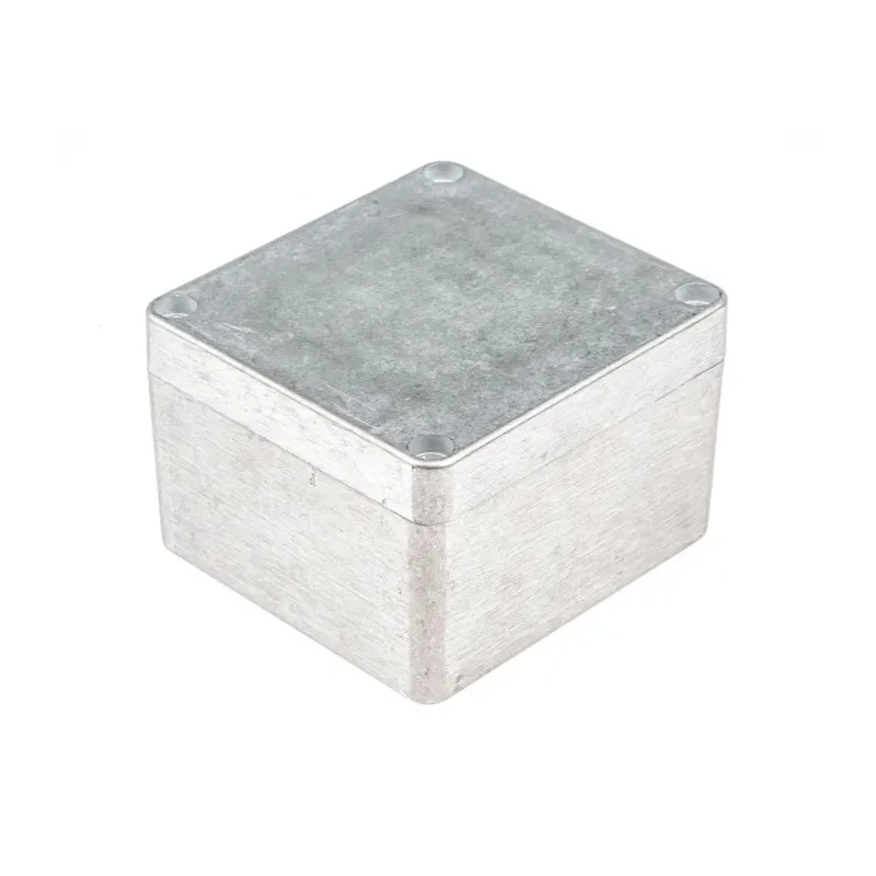 Hammond 1590 Series Natural Lid Die Cast Aluminium Enclosure, IP66, IK08, 79.6 mm x 74.6 mm x 52 mm 1590Z100