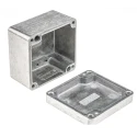 Hammond 1590 Series Natural Lid Die Cast Aluminium Enclosure, IP66, IK08, 79.6 mm x 74.6 mm x 52 mm 1590Z100