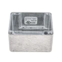 Hammond 1590 Series Natural Lid Die Cast Aluminium Enclosure, IP66, IK08, 79.6 mm x 74.6 mm x 52 mm 1590Z100