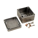 Hammond 1590 Series Natural Lid Die Cast Aluminium Enclosure, IP66, IK08, 79.6 mm x 74.6 mm x 52 mm 1590Z100