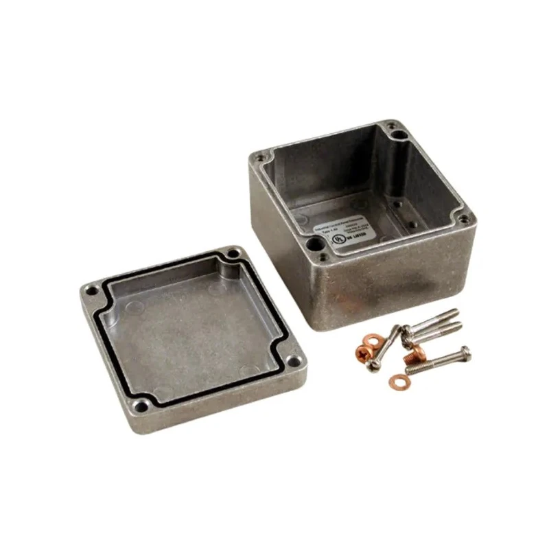 Hammond 1590 Series Natural Lid Die Cast Aluminium Enclosure, IP66, IK08, 79.6 mm x 74.6 mm x 52 mm 1590Z100