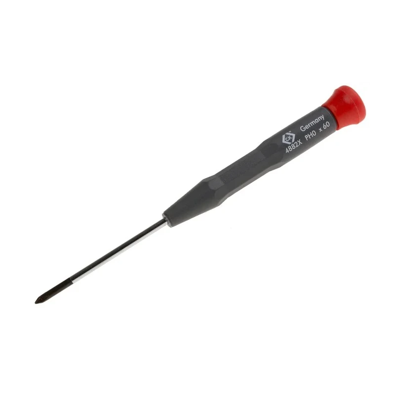 CK Precision Screwdriver PH0 Tip 60 mm Blade Length, 157 mm Overall Length T4882X 0