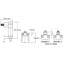 Honeywell Technologies SSCE Series Roller Lever Limit Switch, SPDT, IP68, Die Cast Zinc Housing, 600V AC, 6A SSCEB31A1B