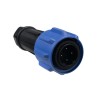 Bulgin Industrial Circular Connector 4 Contacts Cable Plug Male Threaded IP68 Rated 600V 32A PX0911/04/P
