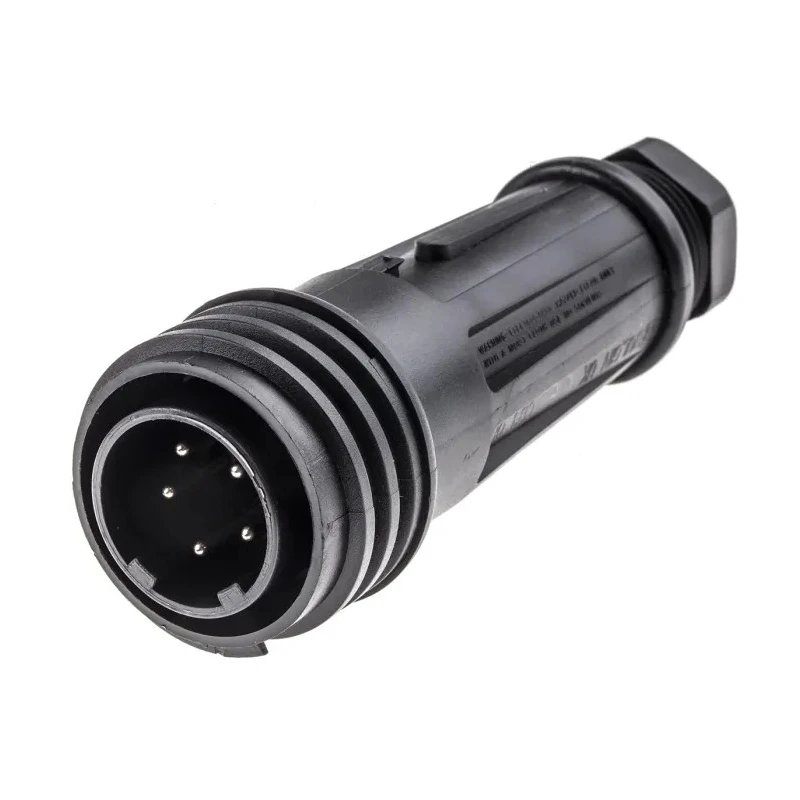 Bulgin Circular Connector 5 Contacts Cable Plug Male IP68 Polyamide Housing Threaded Mating PX0921