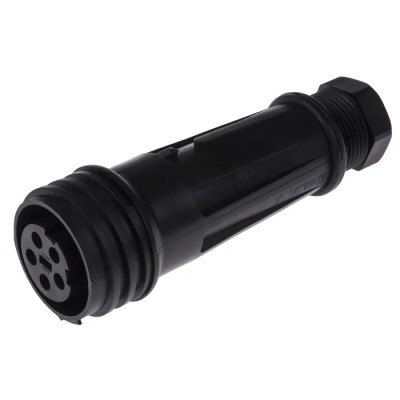 Bulgin Industrial Circular Connector, 5 Contacts, Cable Mount, Socket Female, IP68, 32A, 600V, Polyamide Housing PX0921