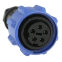 Bulgin Circular Connector, 5 Contacts, Cable Mount, Standard Size, Socket Female, IP68 Rated, 600V, 32A, Polyamide PX0911