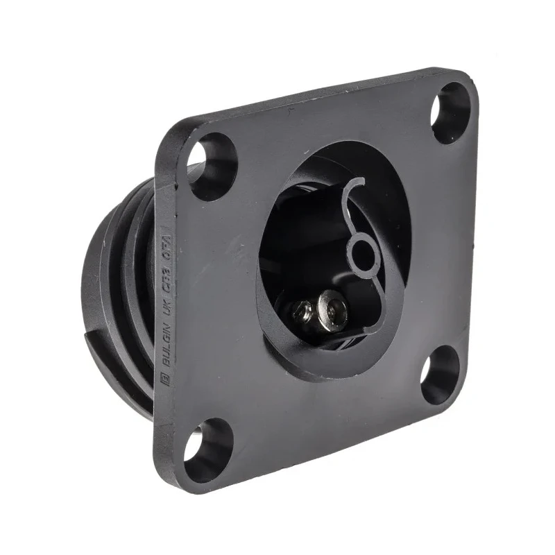 Bulgin Industrial Circular Connector 2 Contacts Flange Mount Socket Female IP68 600V 30A PX0941