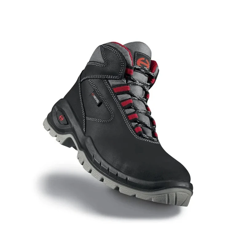 Heckel suXXeed Men's Ankle Safety Boots Red, Black, Grey Composite Toe Capped Size UK 42 6390342