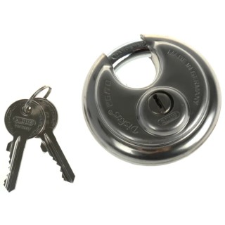 ABUS Keyed Steel Heavy Duty Padlock Weatherproof, 10 mm Shackle Diameter, 71 mm Body Width XR0026 70
