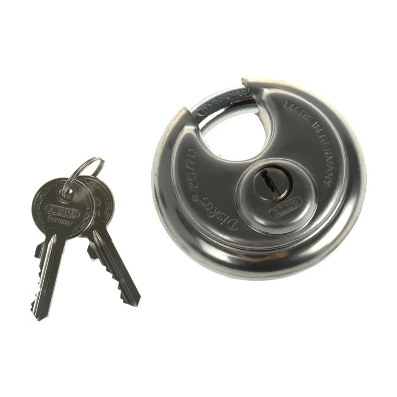 ABUS Keyed Steel Heavy Duty Padlock Weatherproof, 10 mm Shackle Diameter, 71 mm Body Width XR0026 70