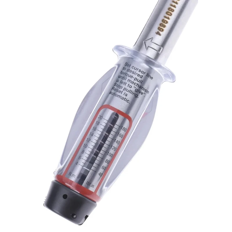 Norbar Torque Tools Click Torque Wrench, Ratchet, 4 to 20 nm, 3/8 in Square Drive, 220mm Overall 11087