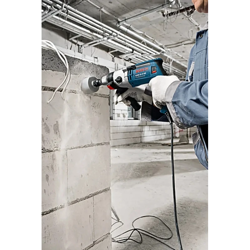 Bosch GSB Series Hammer Drill 230V Corded Brushed Motor 13mm Keyless Chuck 1.1kW Power Rating 900rpm 060119C801
