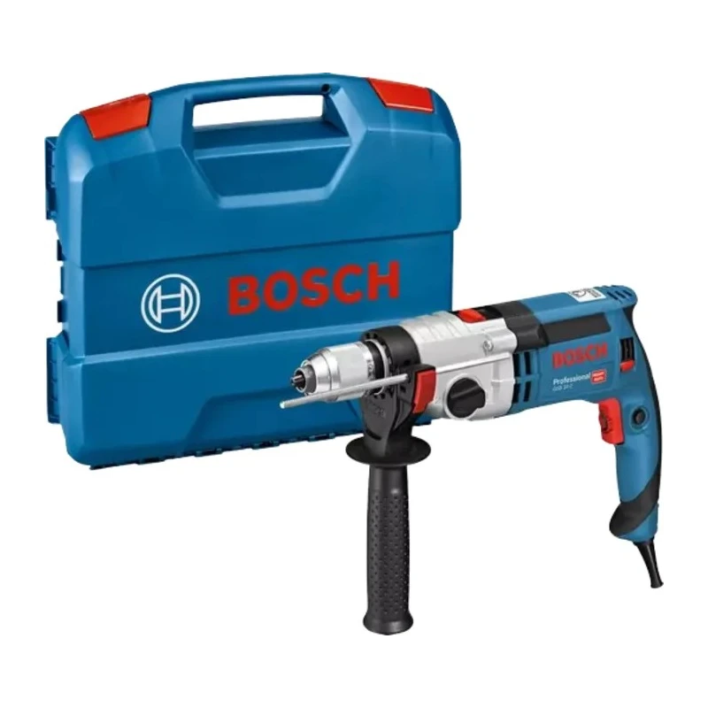 Bosch GSB Series Hammer Drill 230V Corded Brushed Motor 13mm Keyless Chuck 1.1kW Power Rating 900rpm 060119C801
