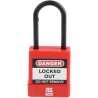 RS PRO Red 1-Lock Safety Lockout Padlock ABS Nylon Shackle 5mm 44mm 175-1184