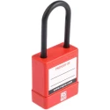 RS PRO Red 1-Lock Safety Lockout Padlock ABS Nylon Shackle 5mm 44mm 175-1184
