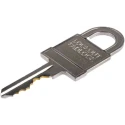 RS PRO Red 1-Lock Safety Lockout Padlock ABS Nylon Shackle 5mm 44mm 175-1184