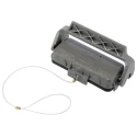 HARTING Protective Cover Metal Dust Grey 250V Han B Series For Use With Hoods 09300165432