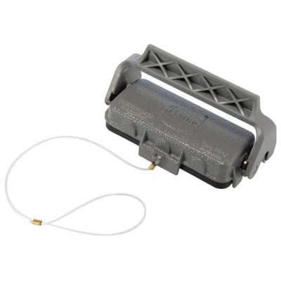 HARTING Protective Cover Metal Dust Grey 250V Han B Series For Use With Hoods 09300165432