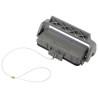 HARTING Protective Cover Metal Dust Grey 250V Han B Series For Use With Hoods 09300165432