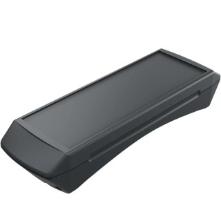 Rose Beluga Series Grey, Black Polyamide Handheld Enclosure with Integral Battery Compartment and Display Window 270205010