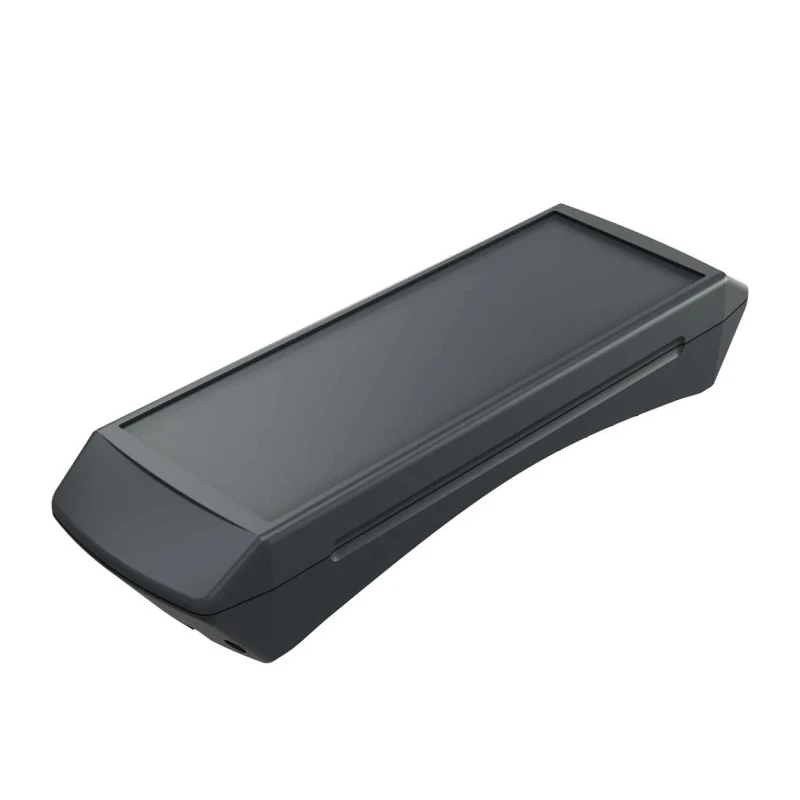 Rose Beluga Series Grey, Black Polyamide Handheld Enclosure with Integral Battery Compartment and Display Window 270205010