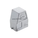 HARTING Han EMC/B Range Heavy Duty Power Connector Hood Cable Mount Die Cast Aluminium IP65 19628060547