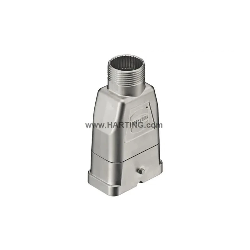HARTING Han-Compact Range Heavy Duty Power Connector Hood 1 Lever, Die Cast Zinc Body, IP65, M25 Thread Size 19120080412