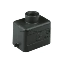 HARTING Han M Range Heavy Duty Power Connector Hood 1 Lever Die Cast Aluminium IP65 6B 19370061440