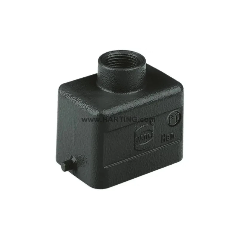 HARTING Han M Range Heavy Duty Power Connector Hood 1 Lever Die Cast Aluminium IP65 6B 19370061440