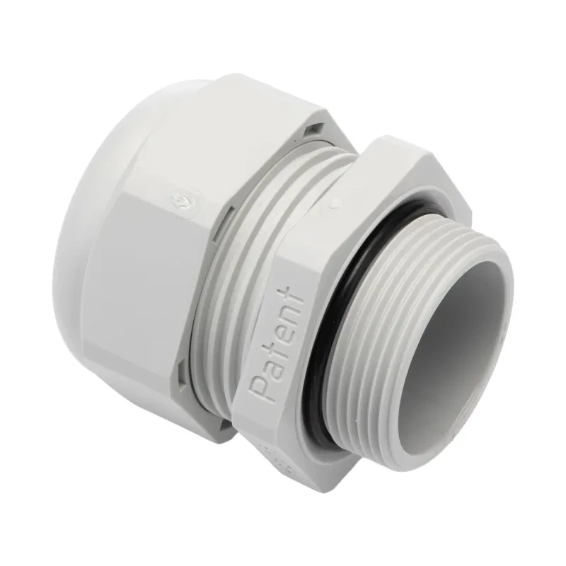 HARTING Cable Gland Han CGM-P Series Thread Size M32, Polyamide Material, 250V, Light Grey 19000005196