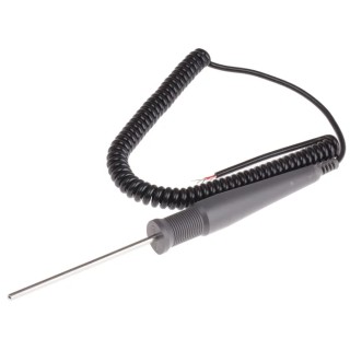 RS PRO PT100 Insertion Needle Temperature Probe, 100 mm Length, 4 mm Diameter, 250°C Max PT100