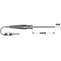 RS PRO PT100 Insertion Needle Temperature Probe, 100 mm Length, 4 mm Diameter, 250°C Max PT100