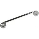 ROCA Stainless Steel Tubular Flanged Double Hole Arch Shape Handle 48 mm Height, 12 mm Width, 188 mm Length 348-7523