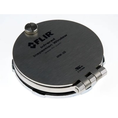 FLIR Stainless Steel Infrared Inspection Window with Calcium Fluoride Crystal for Flir Cameras IRW-3S