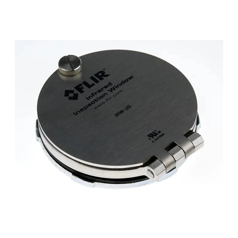 FLIR Stainless Steel Infrared Inspection Window with Calcium Fluoride Crystal for Flir Cameras IRW-3S