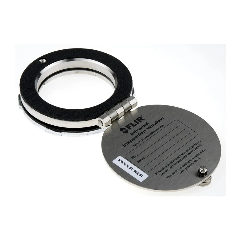 FLIR Stainless Steel Infrared Inspection Window with Calcium Fluoride Crystal for Flir Cameras IRW-3S