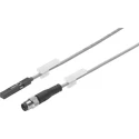 Festo Pneumatic Position Detector Cable with Plug IP65, IP68 30V dc Analogue Output SMAT-8M-U-E-0,3-M8D